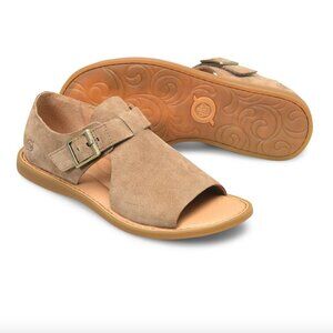 Born Ivey Sandals Taupe Suede